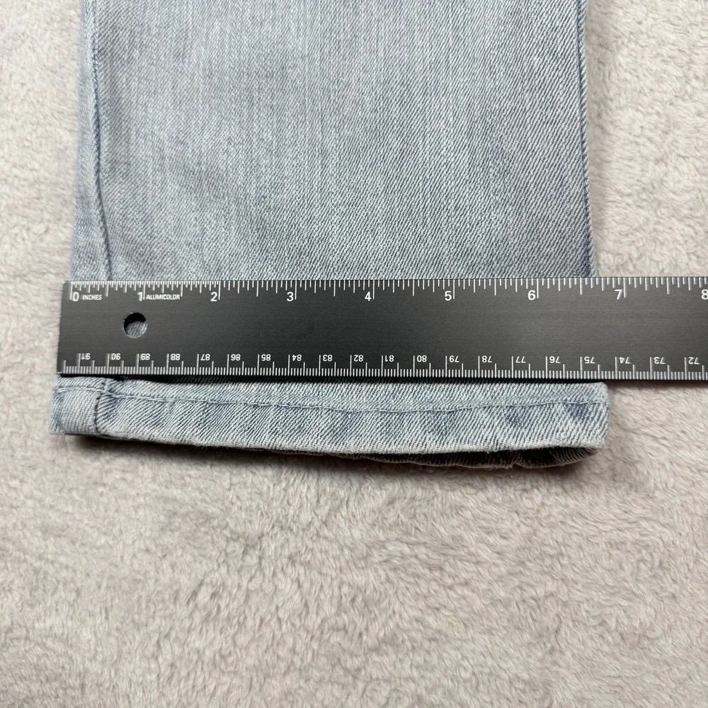 Copper Rivet Distressed Cargo Pocket Double Knee Jeans 38x32 *FLAW*